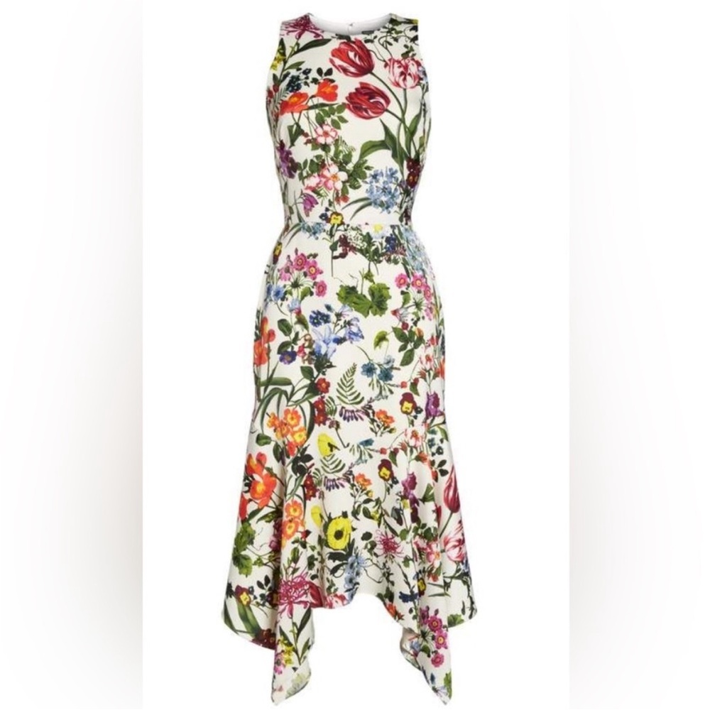 Vintage Maggy London Mermaid Handkerchief dress